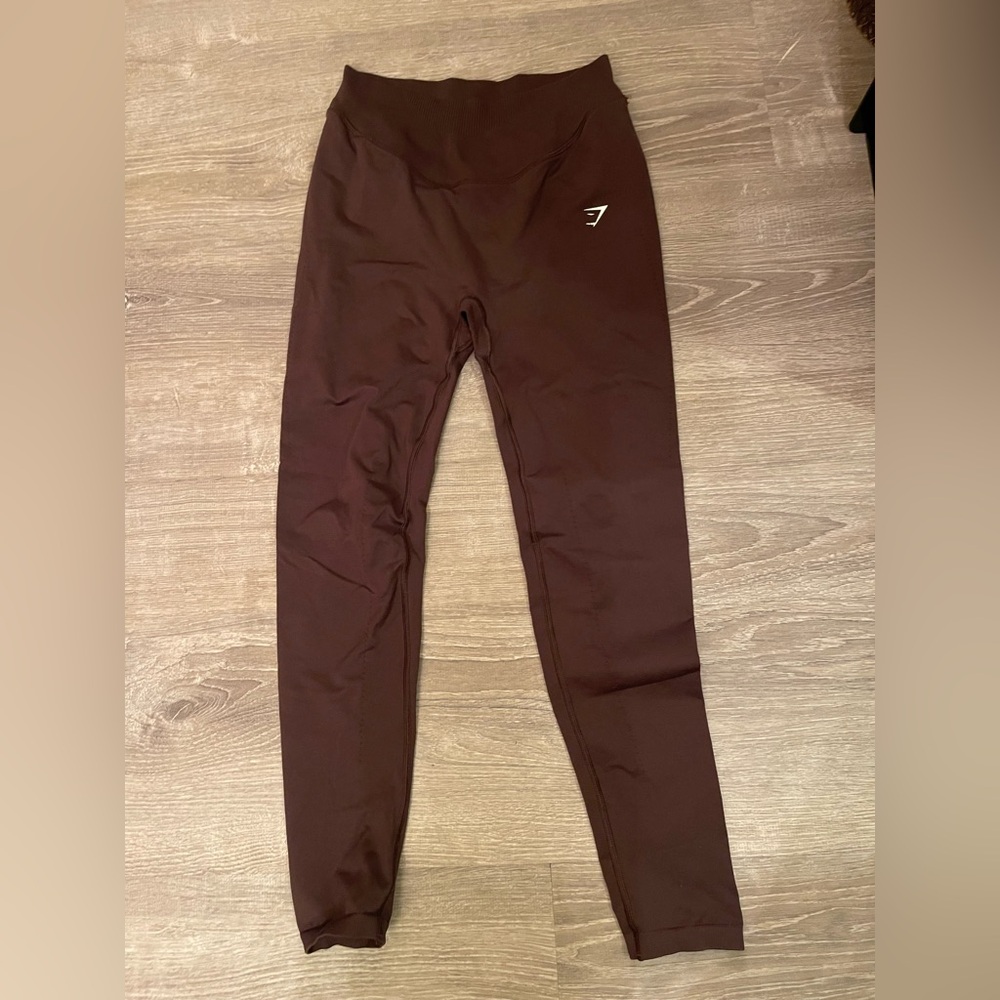 Gymshark Brown High-Waisted Leggings